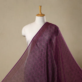 Natural dyed kota doria cotton hand bagh fabric 12