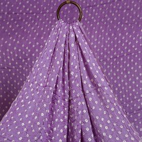 Purple - natural dyed kutch tie-dye modal silk bandhani