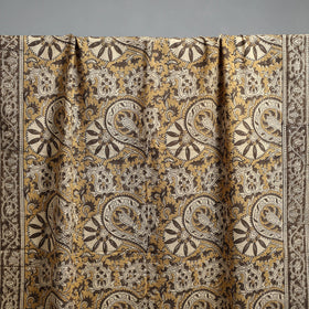 Natural dyed pedana kalamkari printed handloom cotton towel