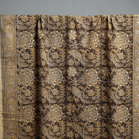 Natural dyed pedana kalamkari printed handloom cotton towel