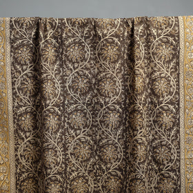 Natural dyed pedana kalamkari printed handloom cotton towel