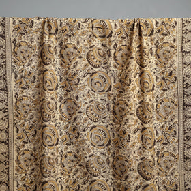 Natural dyed pedana kalamkari printed handloom cotton towel