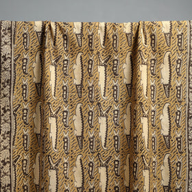 Natural dyed pedana kalamkari printed handloom cotton towel