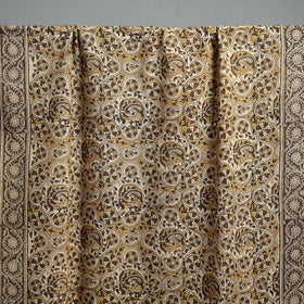 Natural dyed pedana kalamkari printed handloom cotton towel