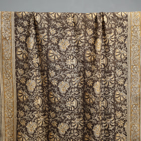 Natural dyed pedana kalamkari printed handloom cotton towel