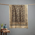 Natural dyed pedana kalamkari printed handloom cotton towel