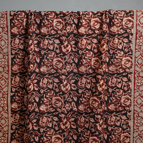 Natural dyed pedana kalamkari printed handloom cotton towel