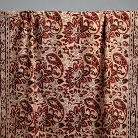 Natural dyed pedana kalamkari printed handloom cotton towel