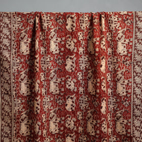 Natural dyed pedana kalamkari printed handloom cotton towel