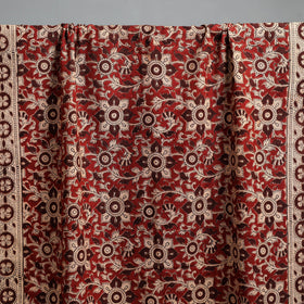 Natural dyed pedana kalamkari printed handloom cotton towel