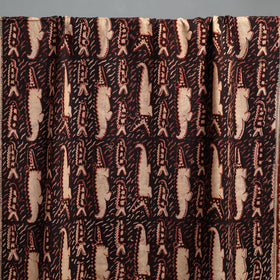 Natural dyed pedana kalamkari printed handloom cotton towel