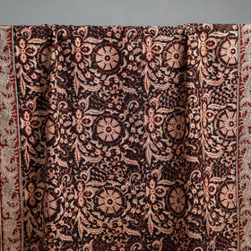 Natural dyed pedana kalamkari printed handloom cotton towel