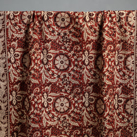 Natural dyed pedana kalamkari printed handloom cotton towel