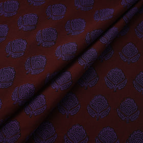 Natural dyed pure cotton hand block bagh print fabric 04