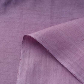 Purple - organic handspun handwoven mulberry silk cotton