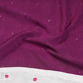 Purple - organic kala cotton handloom blouse piece 31