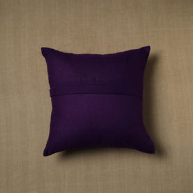Purple - patchwork cotton kanchipuram cushion cover (16 x