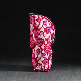 Pink Handmade Cotton 1L Water Bottle Cover