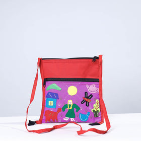 Pipli Applique Work Cotton Sling Bag Online at iTokri.com