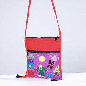  Pipli Applique Work Cotton Sling Bag Online at iTokri.com
