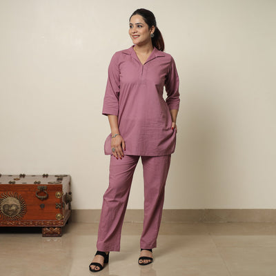  Plain Dyed Cotton Co-Ord Set 05 