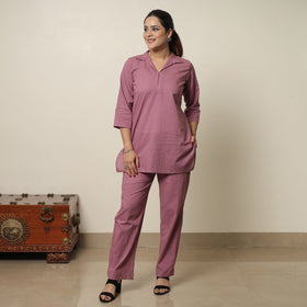  Plain Dyed Cotton Co-Ord Set 05 