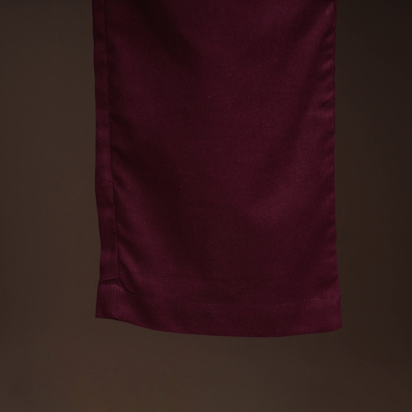 Purple - plain flex cotton elasticated palazzo 05