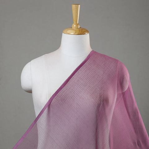 Buy Purple Plain Weaving Cotton Kota Doria Fabric 