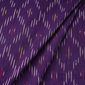 Purple Pochampally Ikat Cotton Fabric