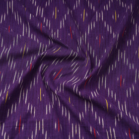 Purple Pochampally Ikat Cotton Fabric
