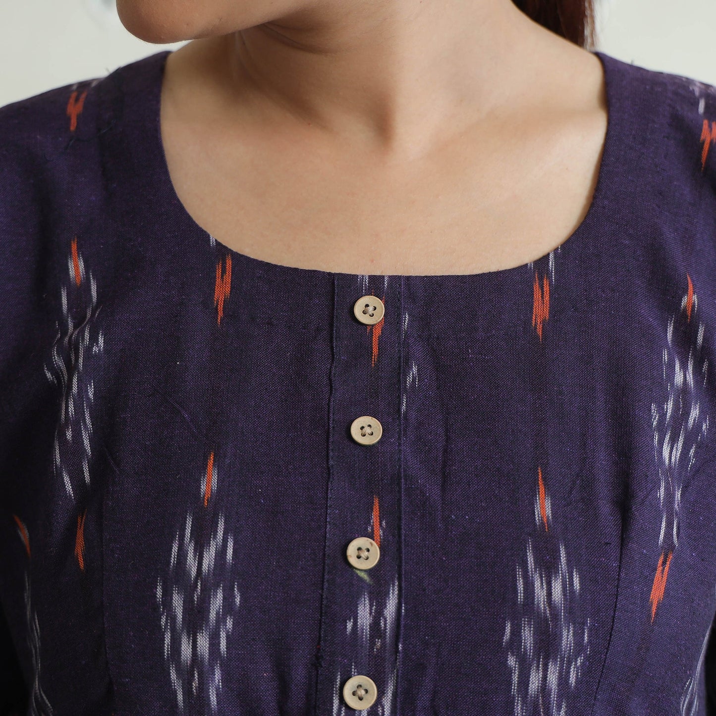 Buy Pochampally Ikat Cotton Co-Ord Set 09 Online at iTokri.com