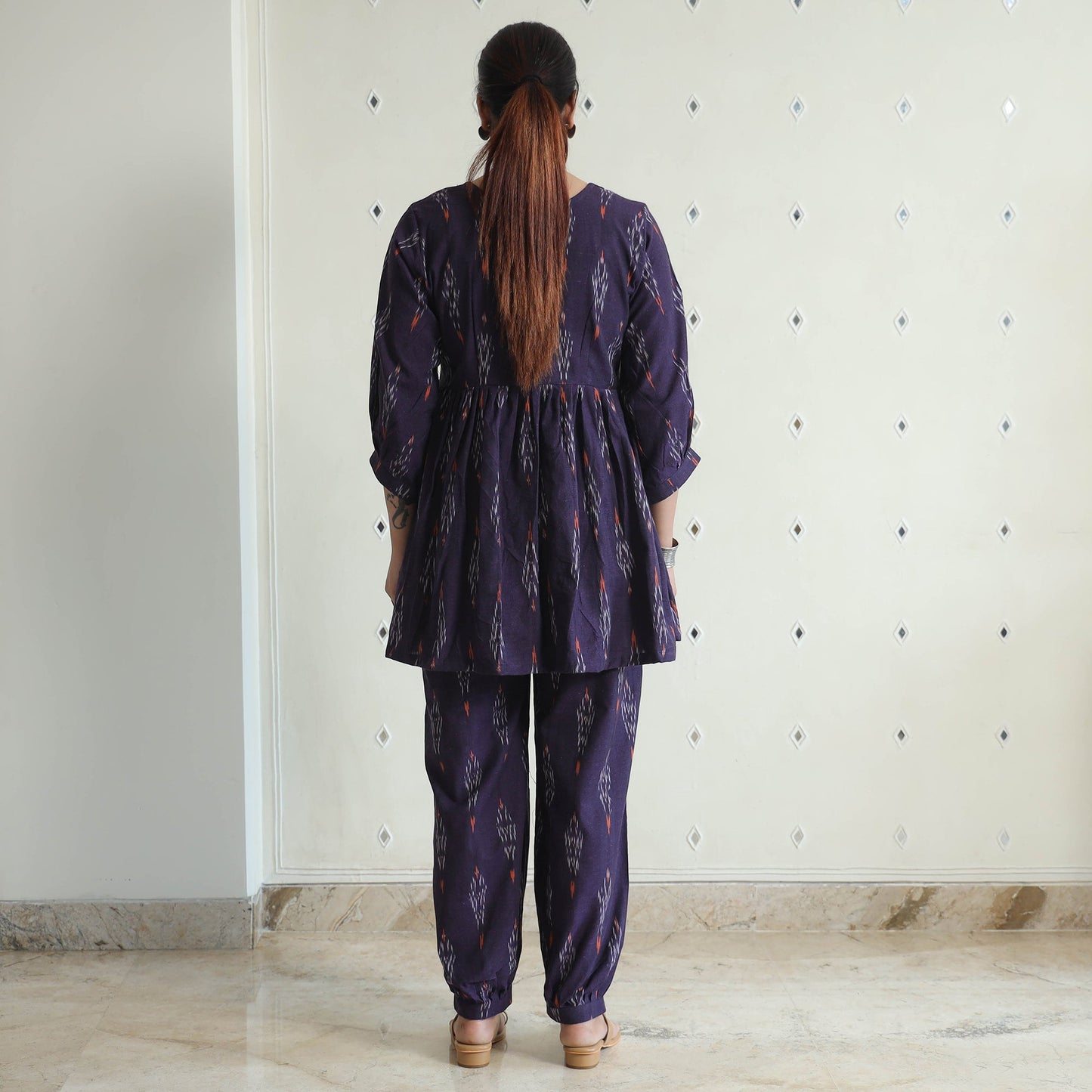 Buy Pochampally Ikat Cotton Co-Ord Set 09 Online at iTokri.com