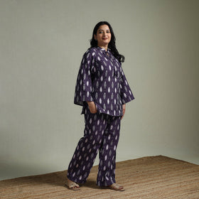 Pochampally ikat cotton co-ord set for women 16