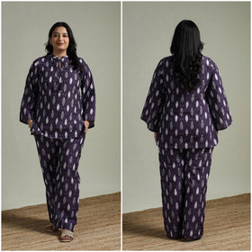 Pochampally ikat cotton co-ord set for women 16