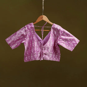 Pochampally ikat cotton readymade blouse 08 - handcrafted