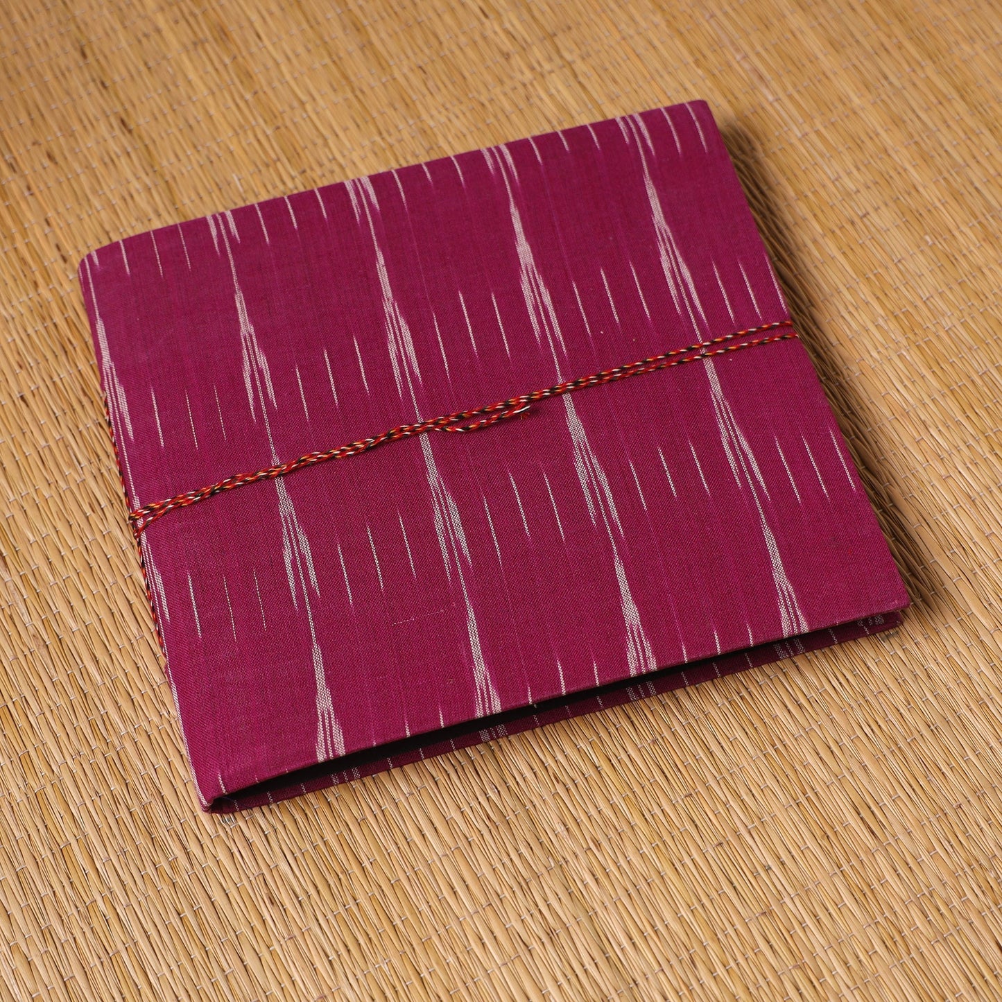 Pochampally ikat fabric cover handmade paper photo album (9