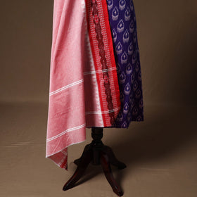 Pochampally ikat mercerised cotton 2pc unstitched dress