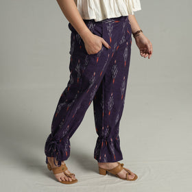 Buy Pochampally Ikat Weave Cotton Elasticated Pant 11 Online at iTokri.com