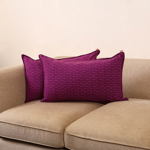 Pochampally ikat weave pillow covers (set of 2) 23