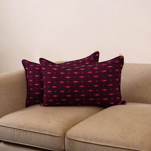 Pochampally ikat weave pillow covers (set of 2) 35