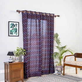 Buy Pochampally Ikat Weave Pure Cotton Fabric Door Curtain Online at iTokri.com