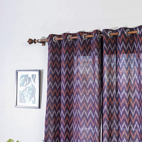 Buy Pochampally Ikat Weave Pure Cotton Fabric Door Curtain Online at iTokri.com