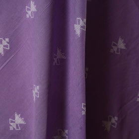 Purple - prewashed cotton jacquard fabric 15 - handcrafted