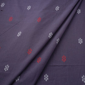 Purple Prewashed Cotton Jacquard Fabric