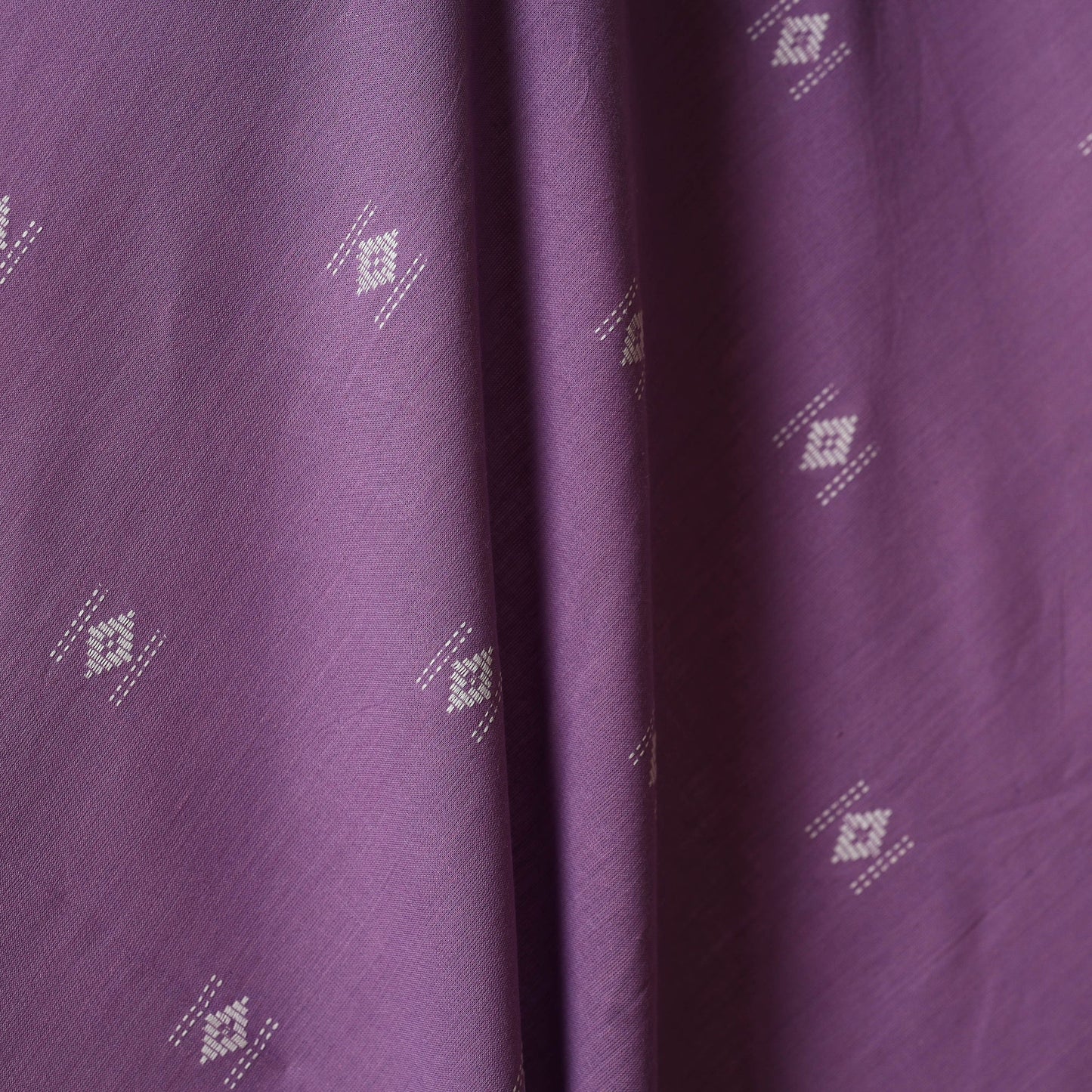 Purple - prewashed cotton jacquard weave fabric 14