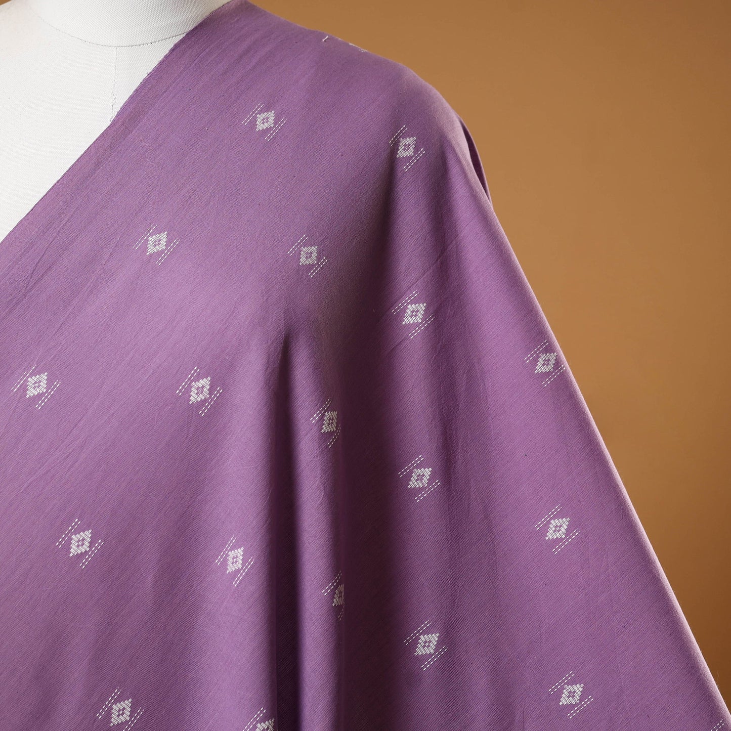 Purple - prewashed cotton jacquard weave fabric 14