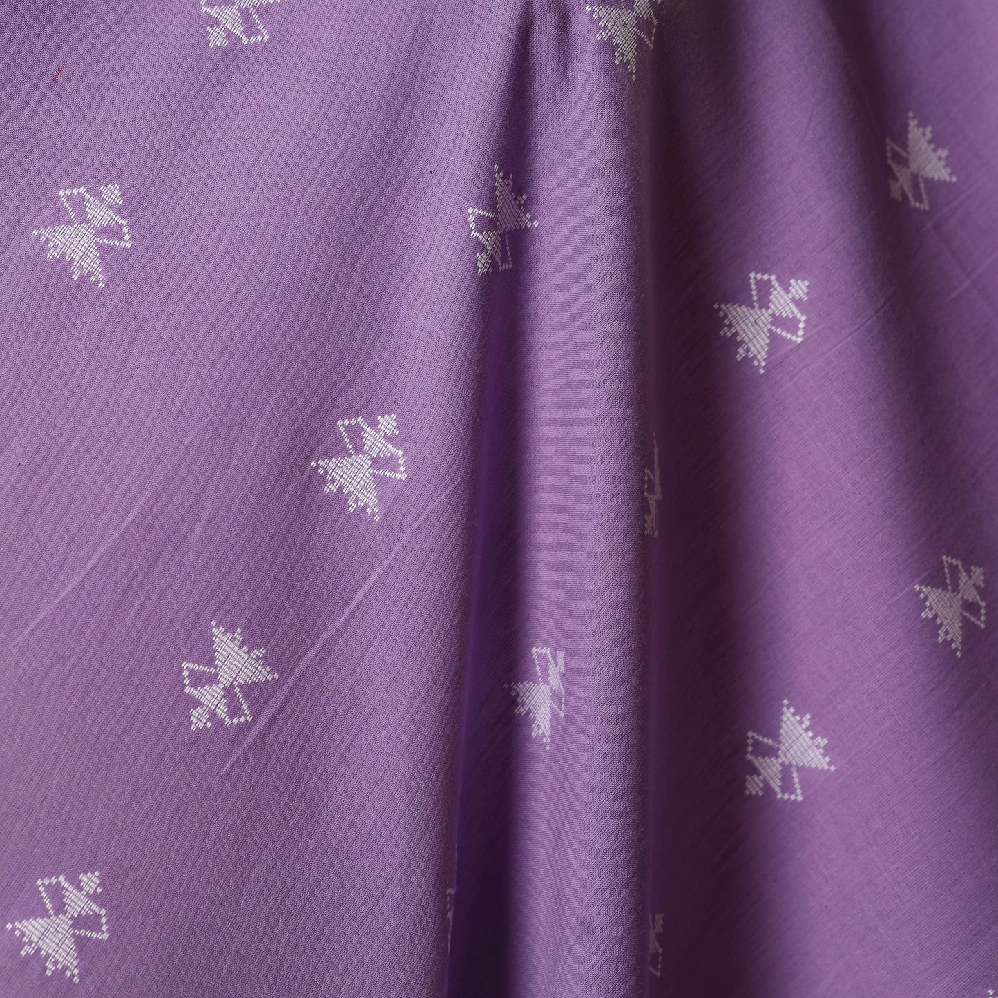 Purple - prewashed cotton jacquard weave fabric 17