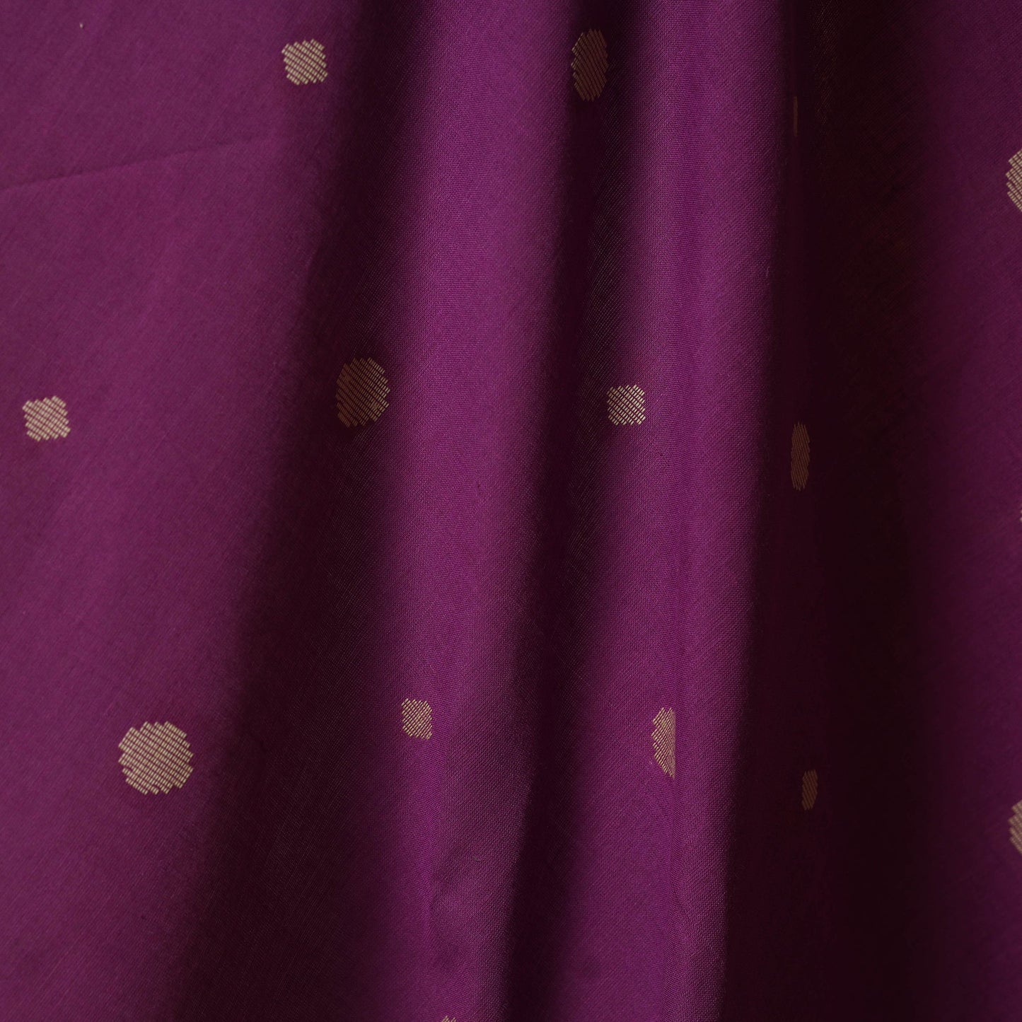 Purple - prewashed cotton jacquard weave fabric 36