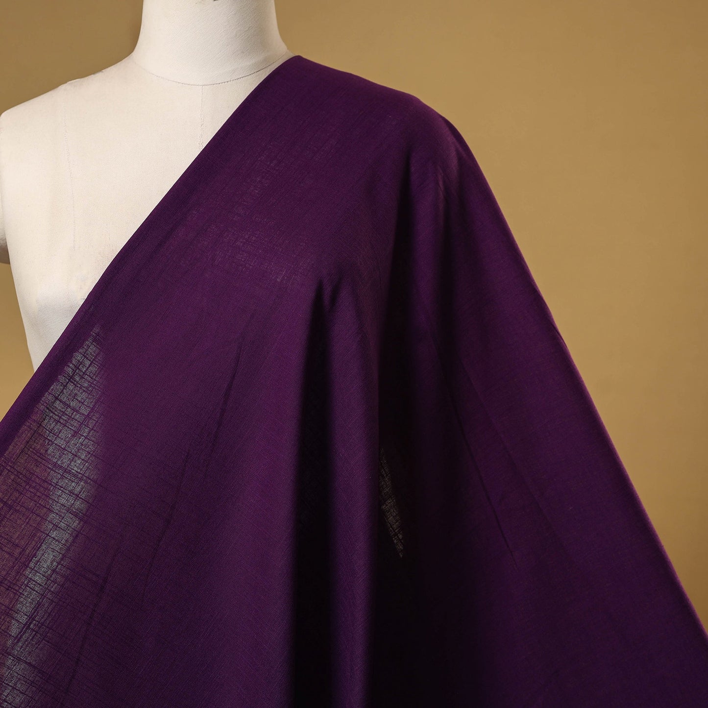 Prewashed slub cotton plain fabric 08 - handcrafted