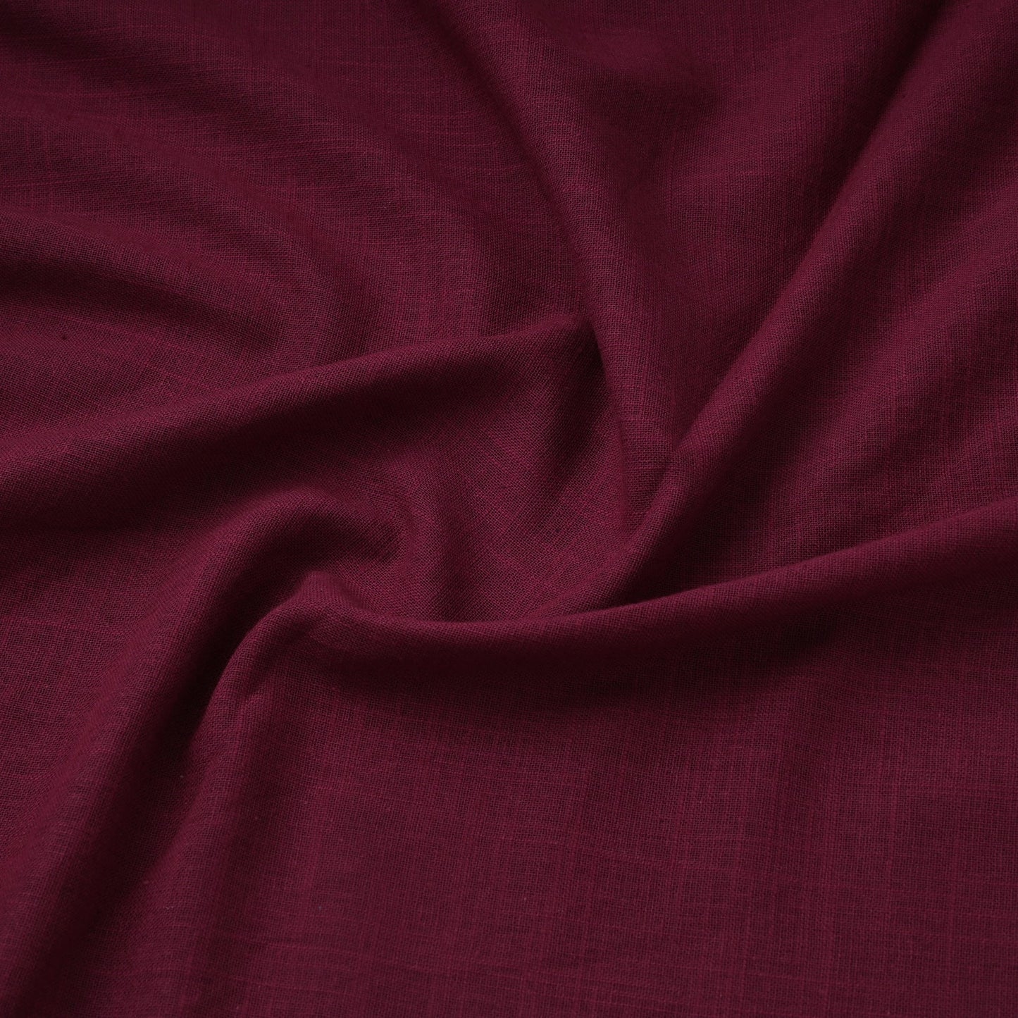 Purple Prewashed Slub Cotton Plain Fabric